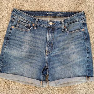 Old Navy O.G. High-rise rise Straight Jean Shorts 14